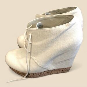 Vintage Steve Madden Cork Wedge Sneakers